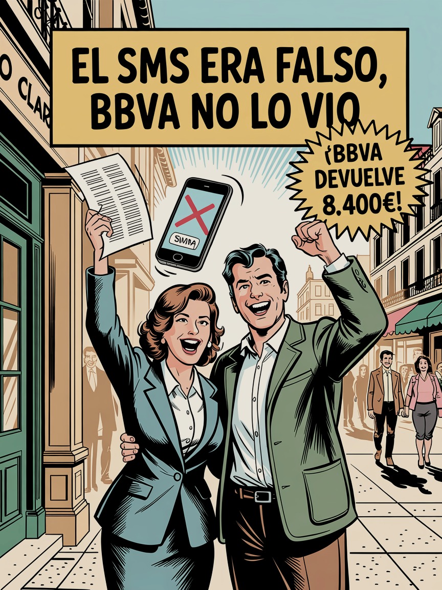 Infografía del caso: BBVA condenado: no detecto SMS falso y perdiste dinero