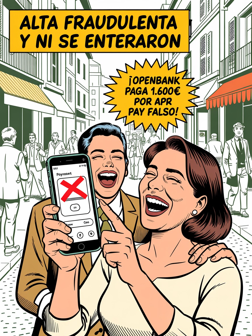Infografía del caso: Openbank condenado: alta fraudulenta en Apple Pay sin tu permiso